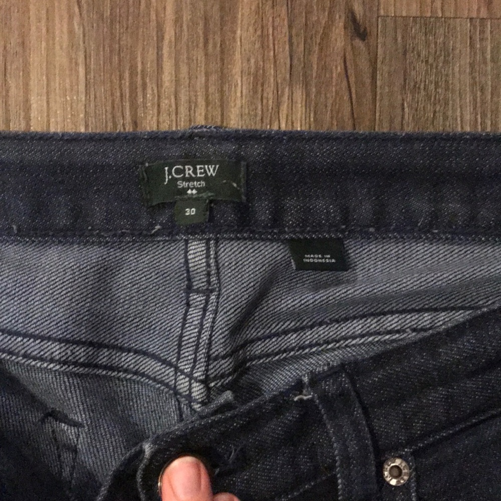 J Crew Toothpick dark wash size 30 - Picture 3 of 5